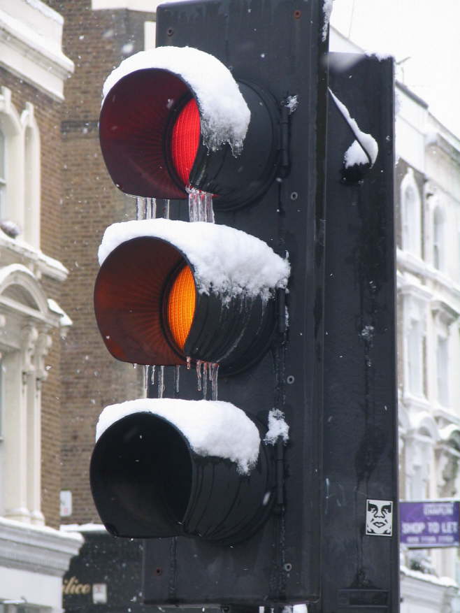 Ladbroke Grove traffic lights !